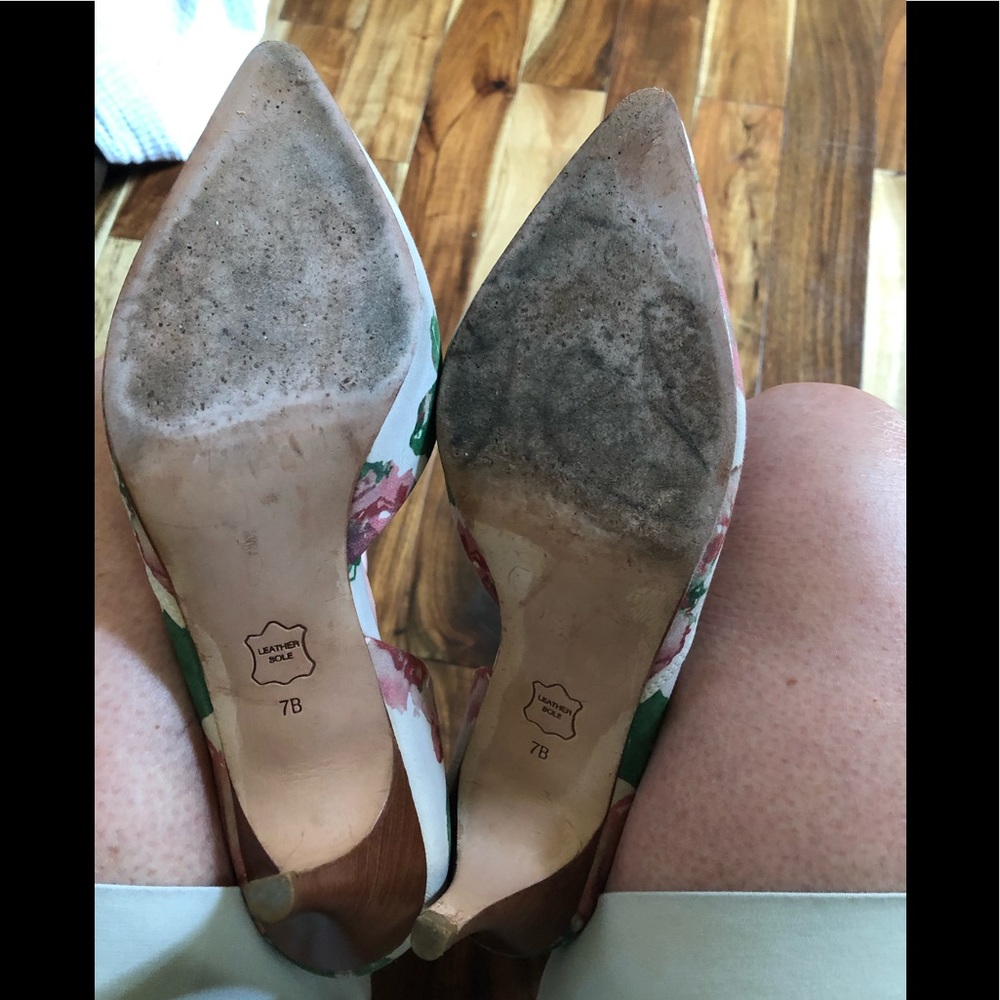 Talbots NEW Floral heels - Picture 5 of 5